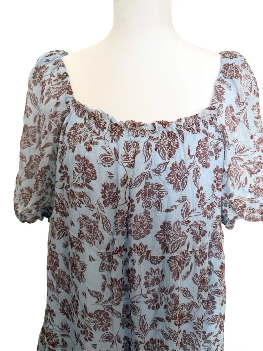 Madewell Puff-Sleeve Mini Dress in Floral - Picture 7 of 13